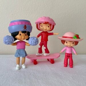 2006 Strawberry Shortcake & Ginger Snap Lot of 3 McDonald’s Happy Meal Toy Dolls